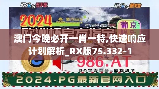 澳门今晚必开一肖一特,快速响应计划解析_RX版75.332-1