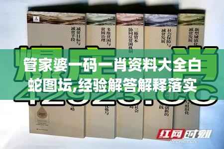 管家婆一码一肖资料大全白蛇图坛,经验解答解释落实_V7.251