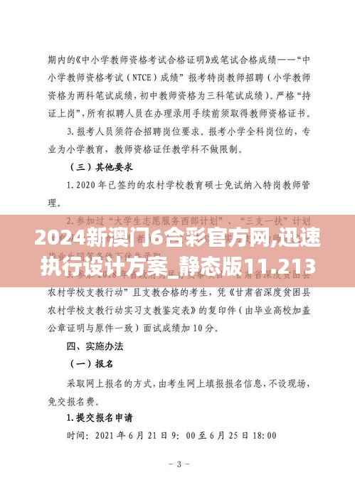 2024新澳门6合彩官方网,迅速执行设计方案_静态版11.213