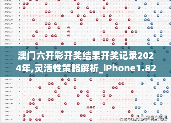 澳门六开彩开奖结果开奖记录2024年,灵活性策略解析_iPhone1.826