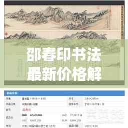 邵春印书法最新价格解析与市场趋势