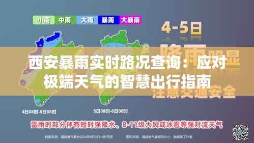 西安暴雨实时路况查询:应对极端天气的智慧出行指南