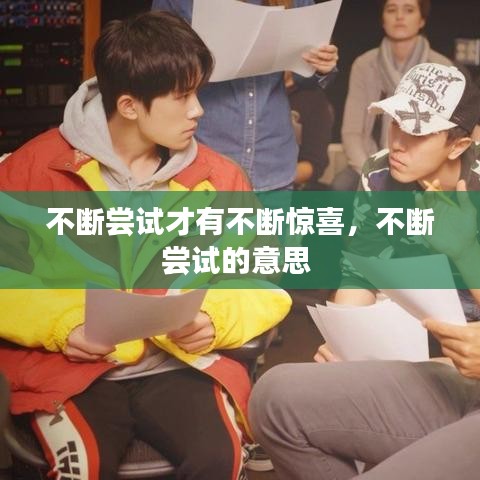 不断尝试才有不断惊喜,不断尝试的意思